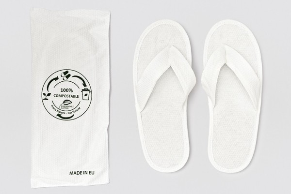 Lotus Piquet Slipper Flip Flop weiss
