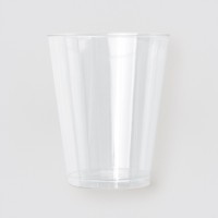 Becher in Klarsichtfolie