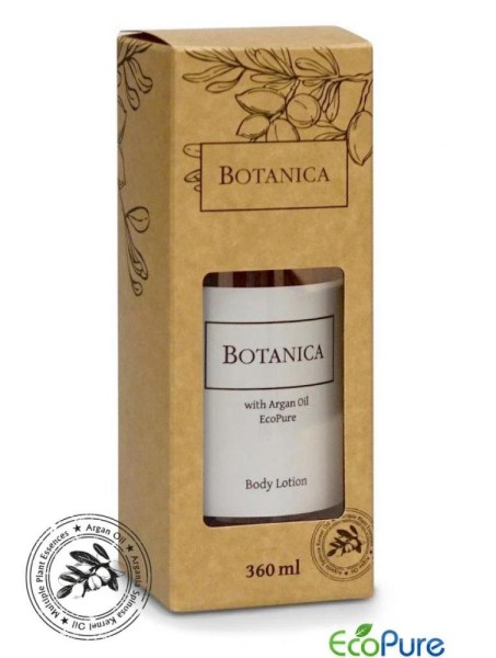 Edle Geschenkbox mit Pumpspender Body Lotion von Botanica 360 ml