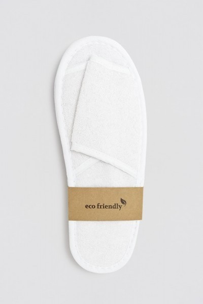 Nature Comfort-Slipper offen weiß 28,5 cm Banderole