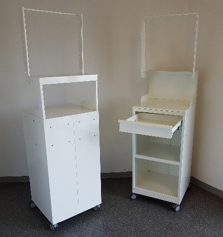 Hygiene Schutzschild Mobil 500 weiss