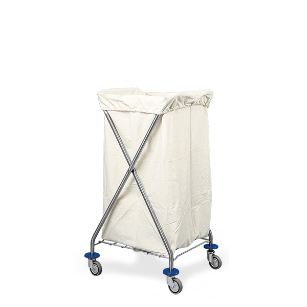 Wäschesackwagen (230 lt) 4 Rollen Ø 80 mm