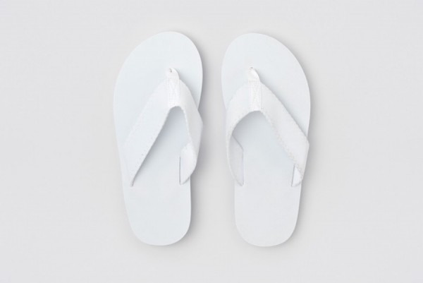 Pool Flip-Flop weiß Größe 27,5cm