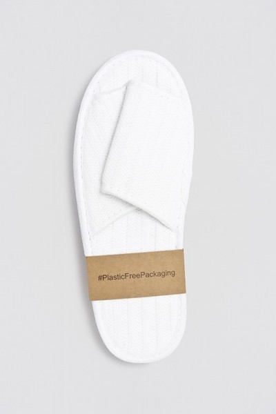 Nature Comfort-Slipper offen weiß 28,5 cm Banderole