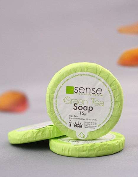 SENSE GREEN Tea Seife rund 15 gr